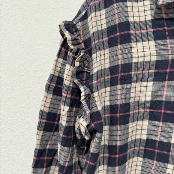 Rails willow ruffle sleeve flannel button up shirt size small - Picture 7 of 11
